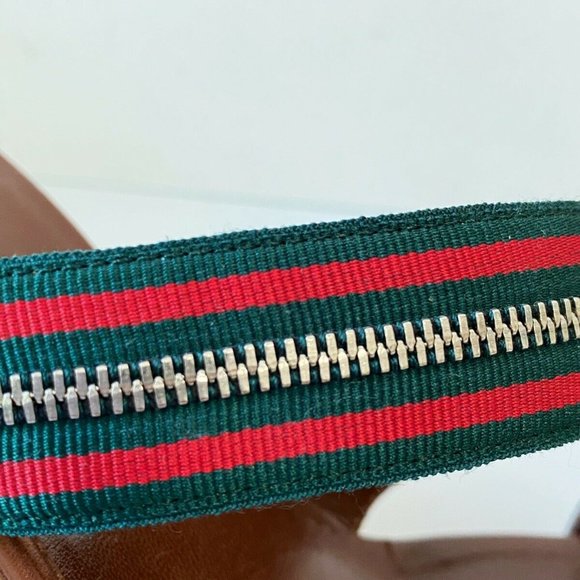 **SALE**GUCCI~RARE~SHERRY LINE~ZIPPERED DESIGN HEELS - Picture 4 of 10